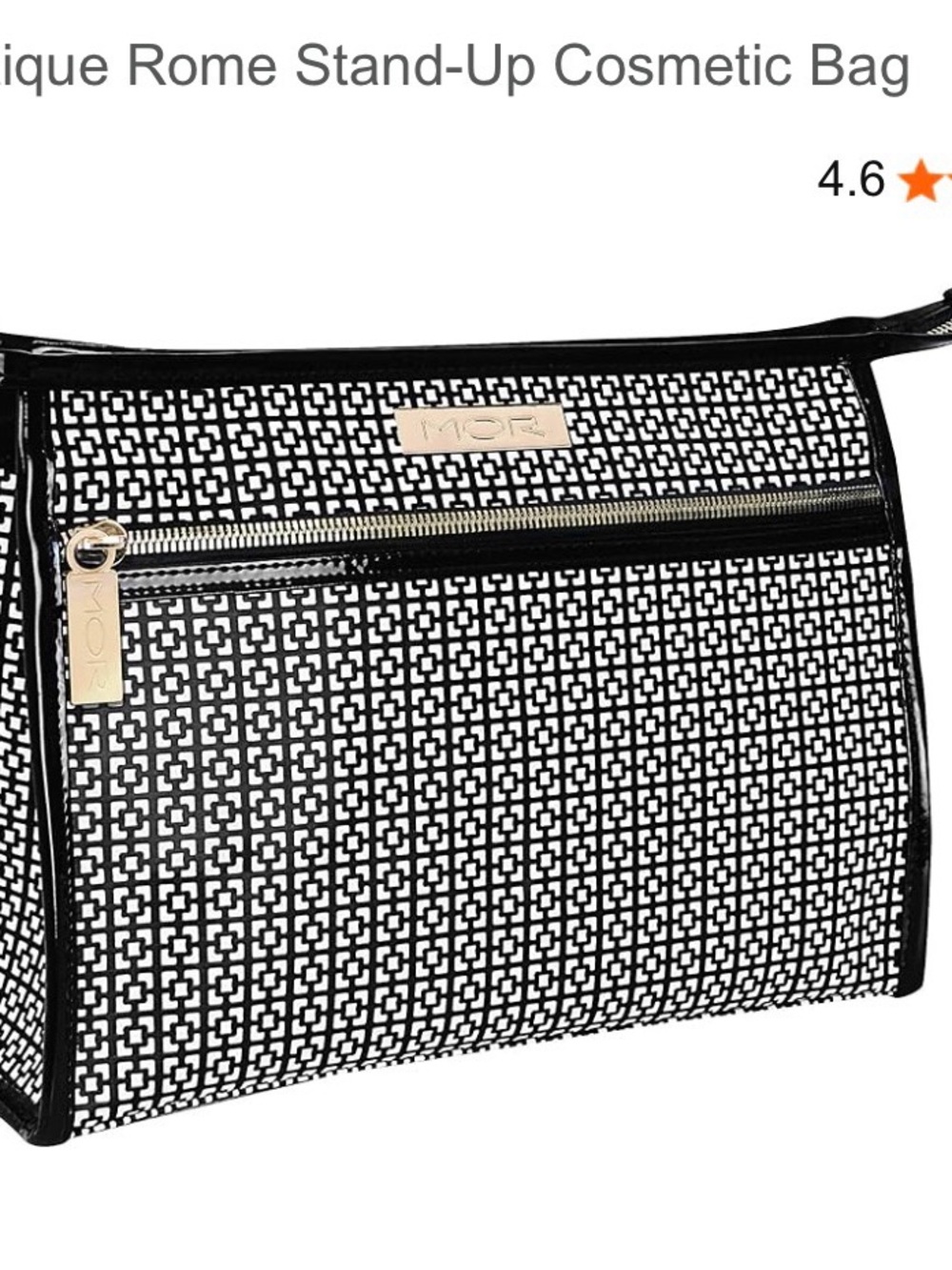 MOR Destination Rome Stand-Up Cosmetic Case NWOT